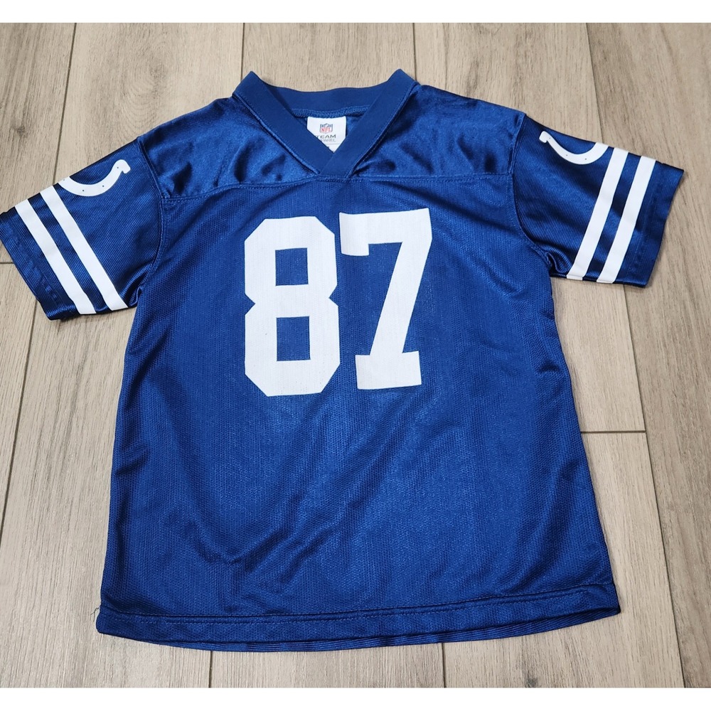 NFL Indianapolis Colts Reggie Wayne 87 Jersey Youth Kids Small 6-7 Team Apparel